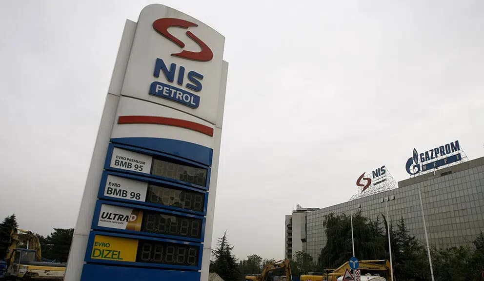 Заправка NIS в Сербии