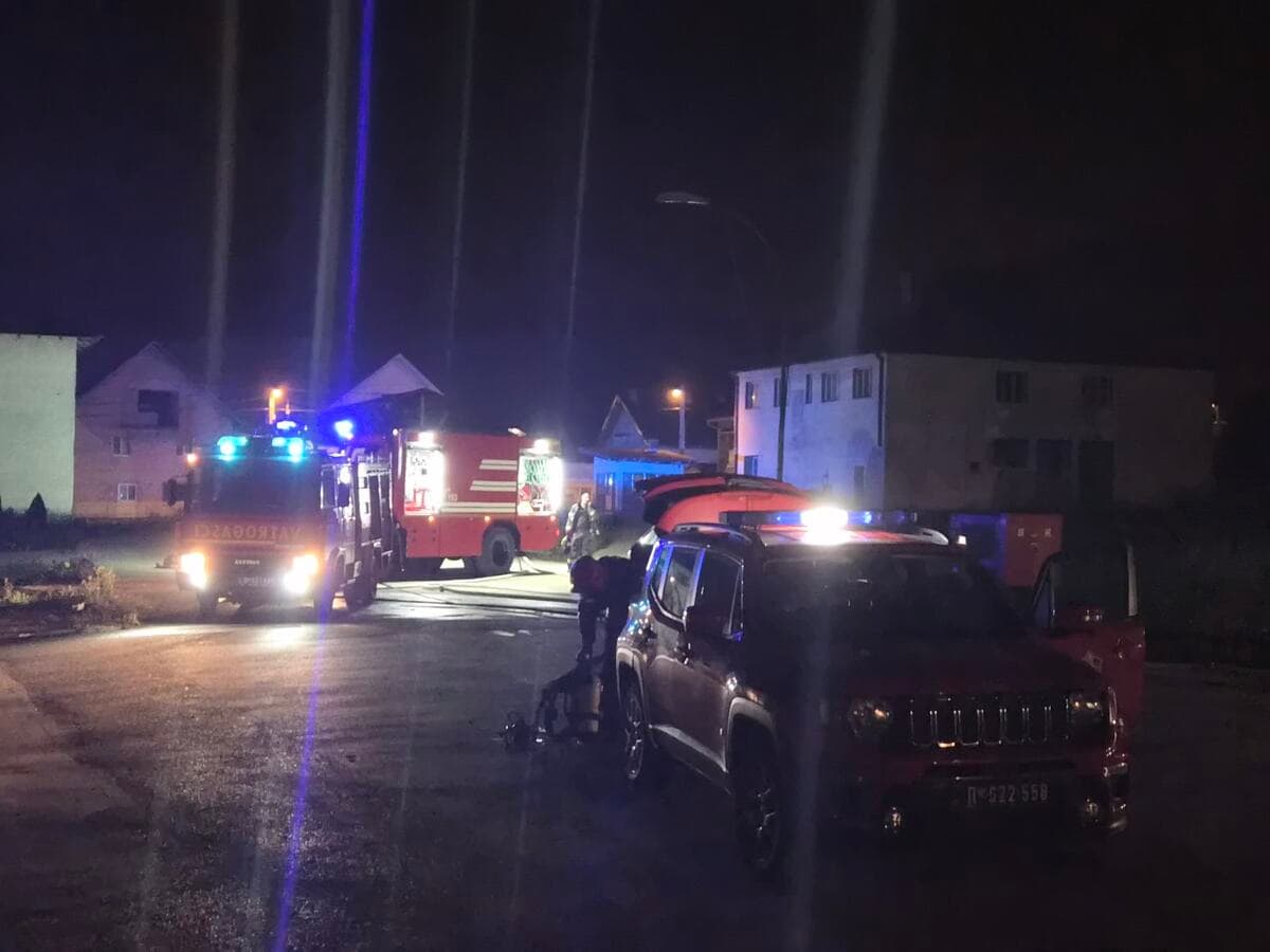 Scene of the ammonia leak in Guca on the morning of June 28